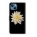 iPhone 13 / 14 Crystal 3D Shockproof Protective Leather Phone Case - White Flower iPhone 13 / 14 Crystal 3D Shockproof Protective Leather Phone Case - White Flower