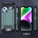 iPhone 14 Matte Holder Phone Case - Dark Green