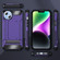 iPhone 14 Matte Holder Phone Case - Purple