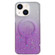 iPhone 14 MagSafe Glitter Hybrid Clear TPU Phone Case - Purple