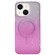 iPhone 14 MagSafe Glitter Hybrid Clear TPU Phone Case - Pink