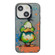 iPhone 14 Animal Pattern Oil Painting Series PC + TPU Phone Case - Wrath Duck