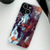 iPhone 14 Painted Pattern Precise Hole PC Phone Case - Orange Robot