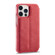 iPhone 14 Pro LC.IMEEKE Hon Ancient Series Flip Leather Phone Case - Red