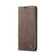 iPhone 14 Pro CaseMe-013 Multifunctional Retro Frosted Leather Phone Case - Coffee