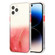 iPhone 14 Pro Marble Pattern Glittery Powder Shockproof TPU + Acrylic Phone Case - Red