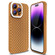 iPhone 14 Pro Hollow Heat Dissipation TPU Phone Case - Brown