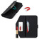 iPhone 14 Pro Cross Texture Lanyard Leather Phone Case - Black