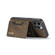 iPhone 14 Pro DG.MING M2 Series 3-Fold Card Bag Leather Case - Coffee