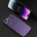 iPhone 14 Pro R-JUST RJ52 3-Line Style Metal TPU Shockproof Phone Case - Purple