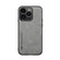 iPhone 14 Pro Skin Feel Magnetic Leather Back Phone Case - Light Grey