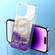 iPhone 14 Pro Dual-side IMD Marble Magsafe Phone Case - White Purple