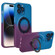 iPhone 14 Pro MagSafe Holder Gradient TPU Phone Case - Blue Purple