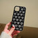 iPhone 14 Pro Love Hearts Diamond Mirror TPU Phone Case - Black