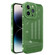 iPhone 14 Pro Shinning Diamond Space Shockproof Phone Case - Green
