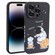 iPhone 14 Pro Astronaut Pattern Frosted TPU Phone Case - Black iPhone 14 Pro Astronaut Pattern Frosted TPU Phone Case - Black