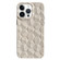 iPhone 14 Pro Honeycomb Edged TPU Phone Case - White