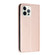 iPhone 14 Pro Carbon Fiber Texture Magnetic Flip Leather Phone Case - Rose Gold