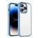 iPhone 14 Pro Shadow Series Frosted Airbag Shockproof Phone Case - Light Blue