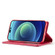 iPhone 14 Pro LC.IMEEKE Calf Texture Horizontal Flip Leather Case - Red