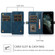 iPhone 14 Pro Strong Magnetic Detachable Leather Case - Blue