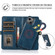 iPhone 14 Pro Strong Magnetic Detachable Leather Case - Blue