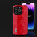iPhone 14 Pro ABEEL Genuine Leather Weilai Series Phone Case - Red