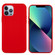 iPhone 14 Pro Solid Color Silicone Phone Case - Red