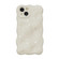 iPhone 14 Pro Gloss Oil Wave BubblesTPU Phone Case - Milky White
