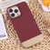iPhone 14 Pro TPU + Electroplated PC Phone Case - Red