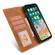 iPhone 14 Pro Fantasy Classic Skin-feel Calfskin Texture Leather Case - Brown
