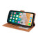 iPhone 14 Pro Fantasy Classic Skin-feel Calfskin Texture Leather Case - Brown