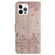 iPhone 14 Pro Cat Embossing Pattern Leather Phone Case with Lanyard - Grey