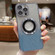 iPhone 14 Pro MagSafe Gradient Glitter Electroplating TPU Phone Case - Blue