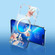 iPhone 14 Pro Flower Frosted MagSafe Phone Case - Rose
