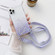 iPhone 14 Pro Lanyard Gradient Glitter Epoxy Case - Purple