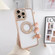 iPhone 14 Pro Electroplated Diamond Phone Case - Gold