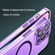 iPhone 14 Pro PC Crystal Clear Frosted Magnetic Magsafe Phone Case - Silver