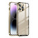 iPhone 14 Pro Frosted Metal Phone Case - Gold