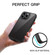 iPhone 14 Pro Ming Shield Hybrid Frosted Transparent Phone Case - Black