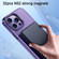 iPhone 14 Pro MagSafe Magnetic Invisible Holder Transparent Phone Case - Purple