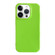 iPhone 14 Pro Shockproof Solid Color TPU Phone Case - Fluorescent Green