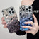 iPhone 14 Pro Electroplating Honeycomb Edged TPU Gradient Phone Case - Blue