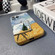 iPhone 14 Pro Precise Hole Oil Painting Pattern PC Phone Case - Landscape Painting