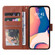 iPhone 14 Pro Multifunctional Horizontal Flip Leather Case with Three Card Slot - Brown