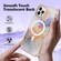 iPhone 14 Pro Marble Pattern Dual-side IMD Magsafe TPU Phone Case - White Marble