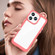 iPhone 14 Pro Colorful Series Acrylic + TPU Phone Case  - Red