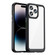 iPhone 14 Pro Colorful Series Acrylic + TPU Phone Case  - Black