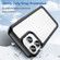 iPhone 14 Pro Colorful Series Acrylic + TPU Phone Case  - Black