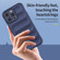 iPhone 14 Pro Magic Shield TPU + Flannel Phone Case - Dark Blue